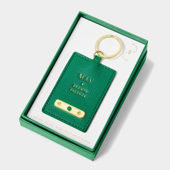 Katie Loxton Birthstone Keyring 'May'